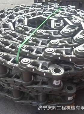 掘机链轨E1C40EXWVE30X400链条0挖支重轮引E导轮工字架履带板