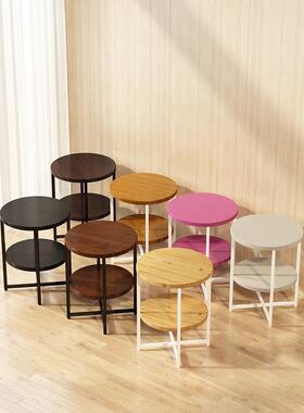 沙几发边GQY小侧桌边柜边小茶几现代简约角几床头柜桌子置物架小