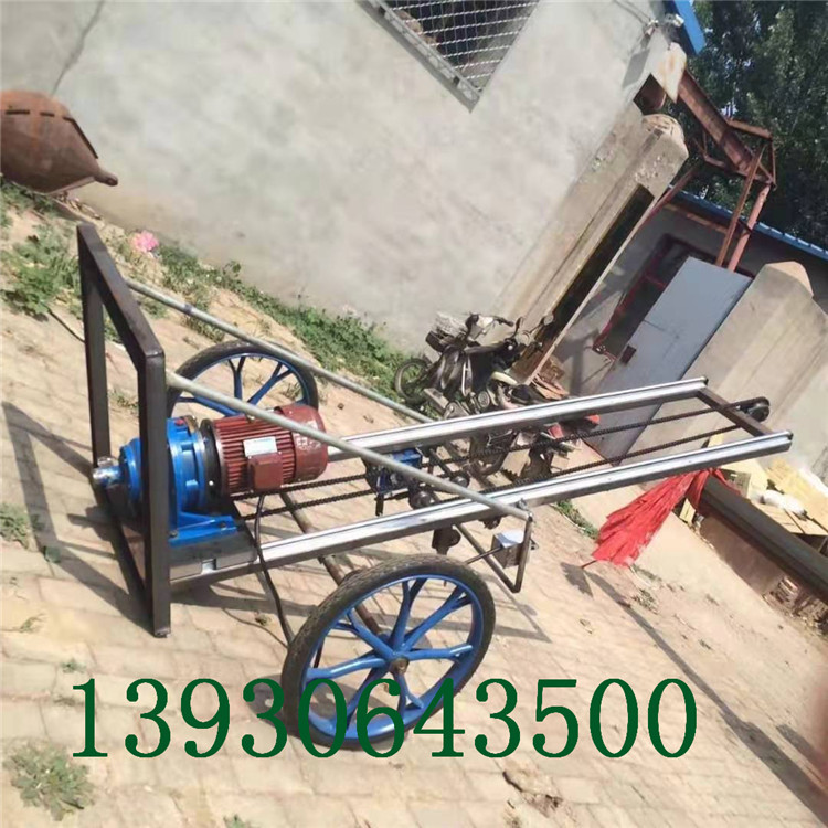 小型便携螺旋地桩打桩机木屋基础