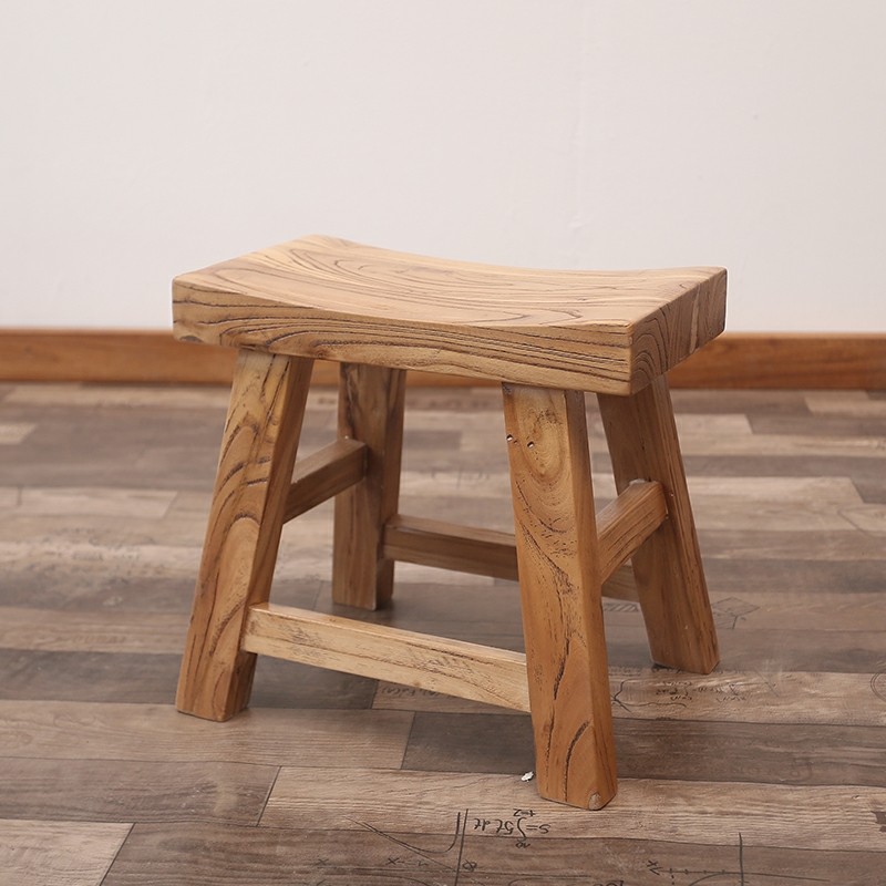 定制老榆木家用小板凳实木长板凳餐厅凳学生凳代简约小凳子可定做