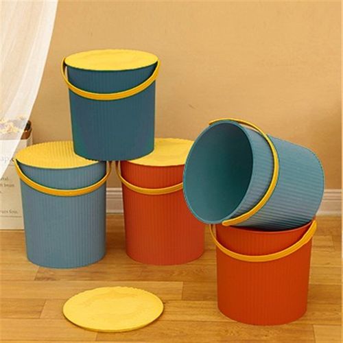 可坐水桶凳大小号带盖家用加厚收纳桶手提洗澡篮钓鱼储提水洗车桶