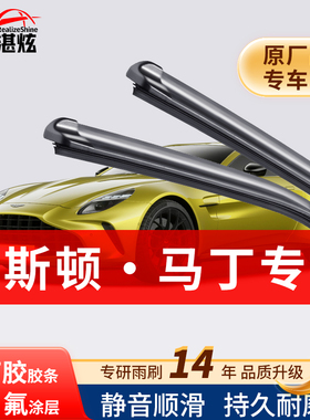 湛炫雨刮器适用阿斯顿.马丁Rapide S/DB9静音无骨雨刷氯丁胶雨刮