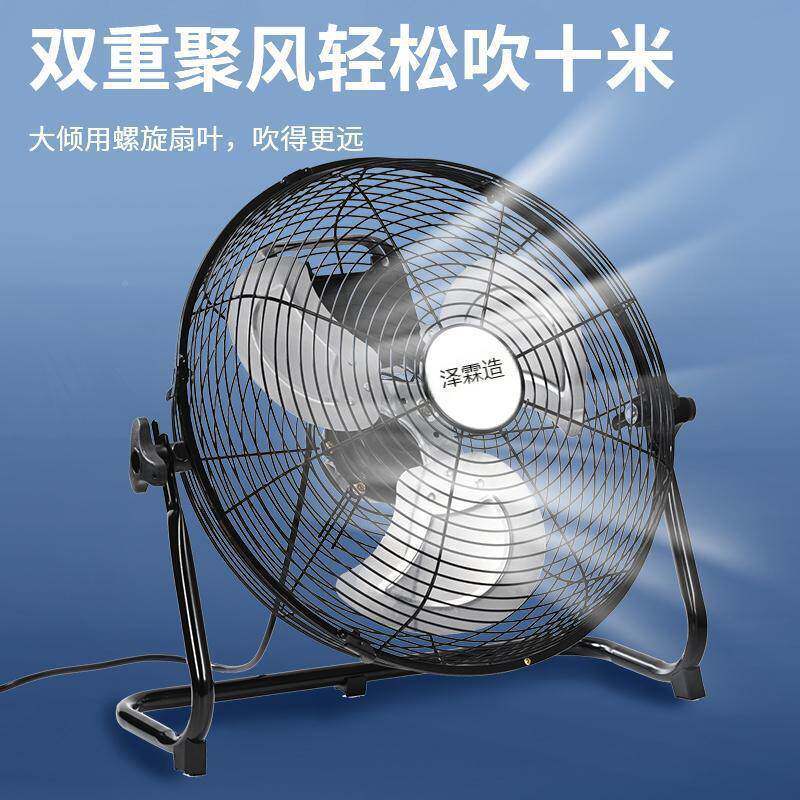 电风扇大功工业FL-20扇落地扇趴地扇式坐爬台风地扇家用率商用静