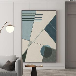 入版户玄关竖装EM-1919饰画极简北格欧风客厅餐厅墙面壁画楼梯主