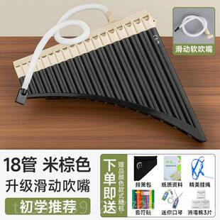 高档动吹嘴排箫乐器初学者16/18滑管C专树业演奏级小学生儿童调脂