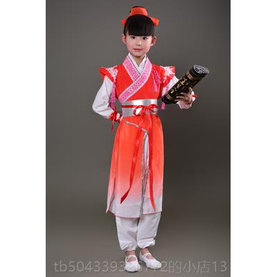 高档童古装出童服男侠士服汉服小儿孩台话剧表演服装演影视侠客书