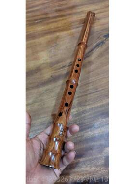 高档檀酸枝贵宝黑紫檀木南箫中管小管F调木G调6孔檀8孔乐器专红业