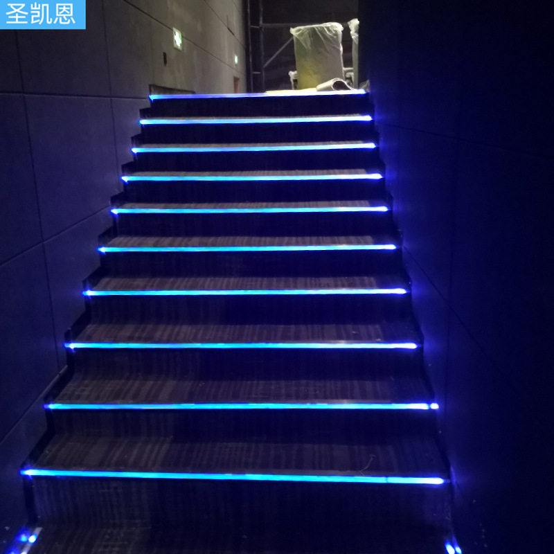 地胶款LED台阶灯影院阶梯教室踏步台阶灯 公园景点楼梯踏步台阶灯
