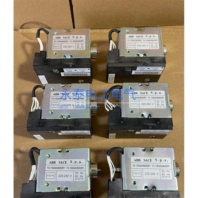 ABB断路器脱扣器欠压分合闸线 线圈YO-1SDA038292R1 YC-1SDA03830