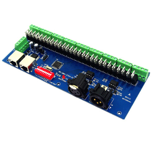 WS-DMX-27CH-RJ45DMX512控制器