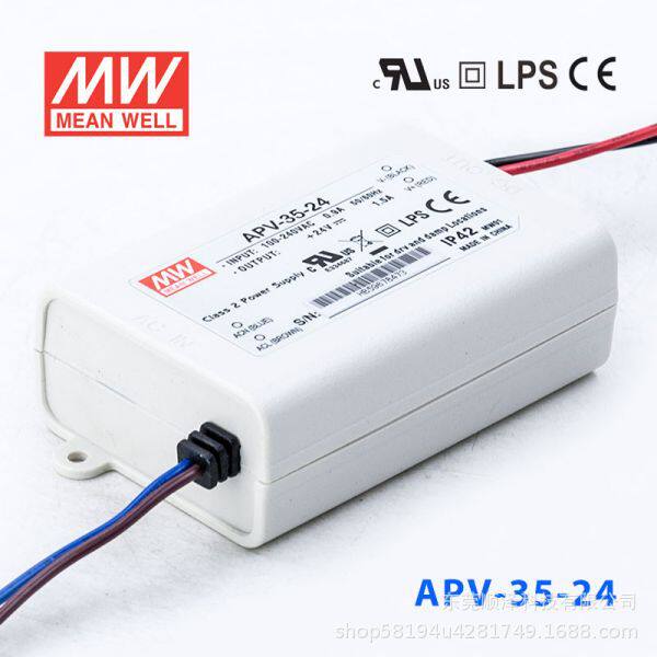 明纬LED照明显示屏电源APV-35W5/12/15/24/36V恒压电子字幕屏用