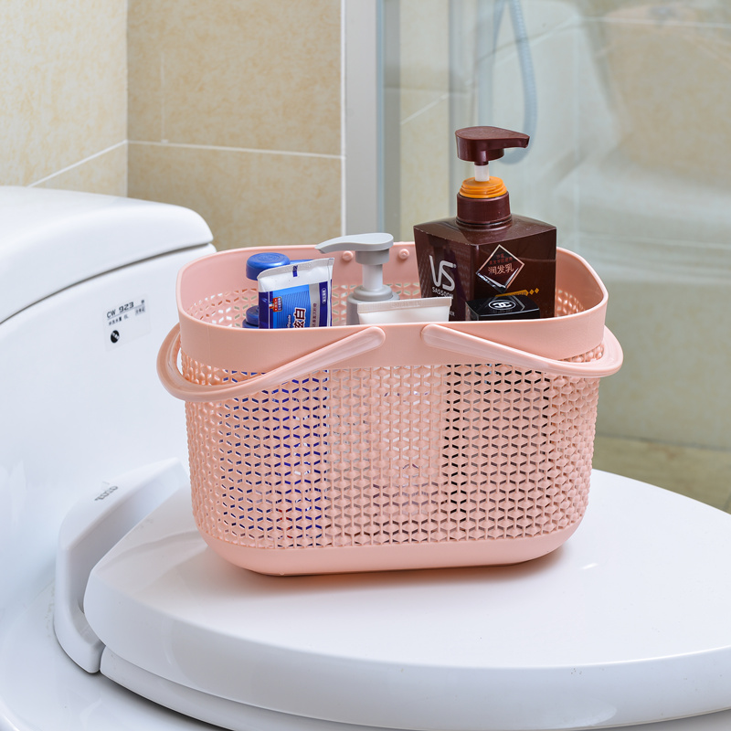 塑料手提洗漱篮洗浴篮洗澡篮收纳篮卫生间浴室浴筐杂物收纳筐篮子