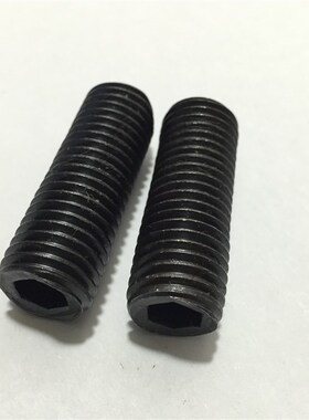 新品GB77内六角平端紧定螺钉m12x8 10 12 16-90无头螺丝止付螺丝