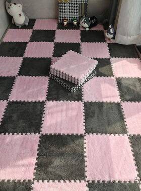 隔飘音窗垫卧室全铺韩式拼接泡i沫毛毯地垫n风sF5M67TTS大面积地