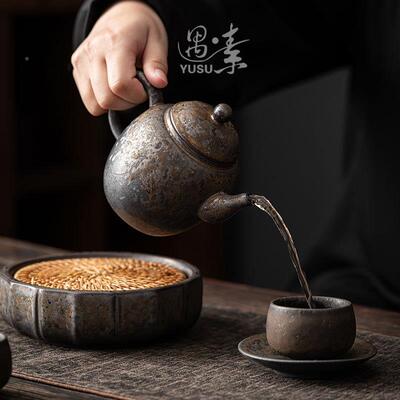 复CH-21103壶古粗陶茶壶单陶瓷创意仿古泡茶瓷壶家用式红茶中陶茶