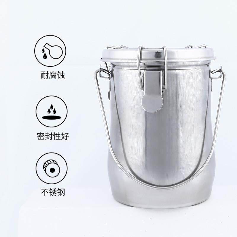 RZD洗中盛画材 密大号金 属有盖手提油画洗笔桶笔器洗笔筒封型 油