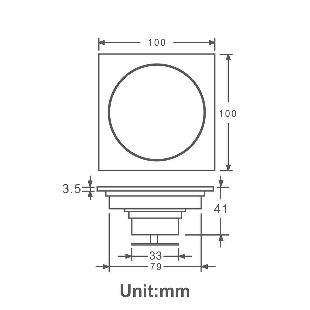 厂家直销地漏地铜香槟金防臭地漏卫生间台漏DHI天L0LGC35-5