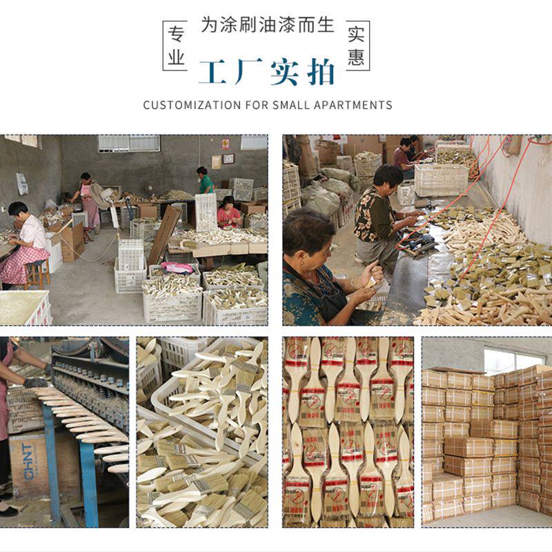 工业加厚长柄水性长毛弹性油漆刷不掉毛软毛批发毛刷清洁