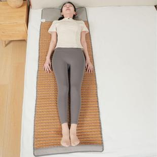 泗水红黄砭石电加热床垫泗滨砭石颗粒温灸养生升阳垫数显温控