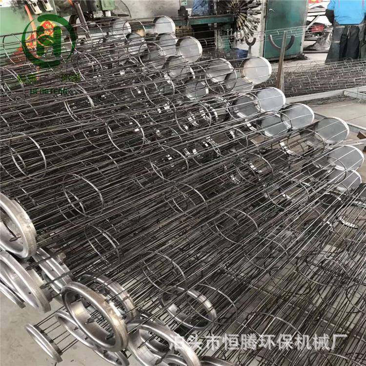 脉冲袋式收尘器圆袋弹簧型框架除尘骨架铝文氏管收尘袋笼龙骨