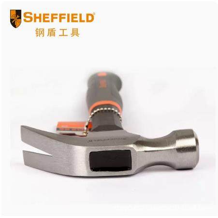 钢盾S088116纤维柄羊角锤敲击起钉锤子铁榔头锤头五金工具锤子