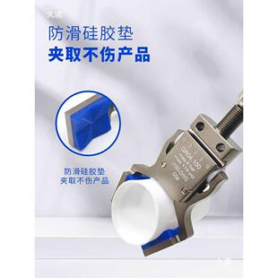 机械手夹具加宽可调节迷你夹子带检测磁性夹爪注塑机配件大全