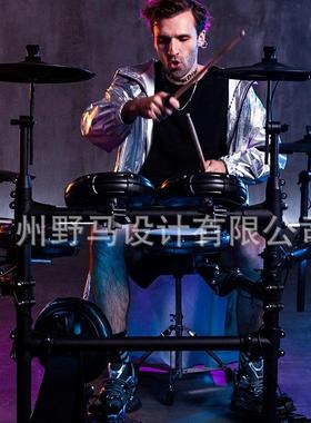 donner唐农电子鼓架子鼓专业演奏初学入门儿童便携智能爵士鼓电鼓