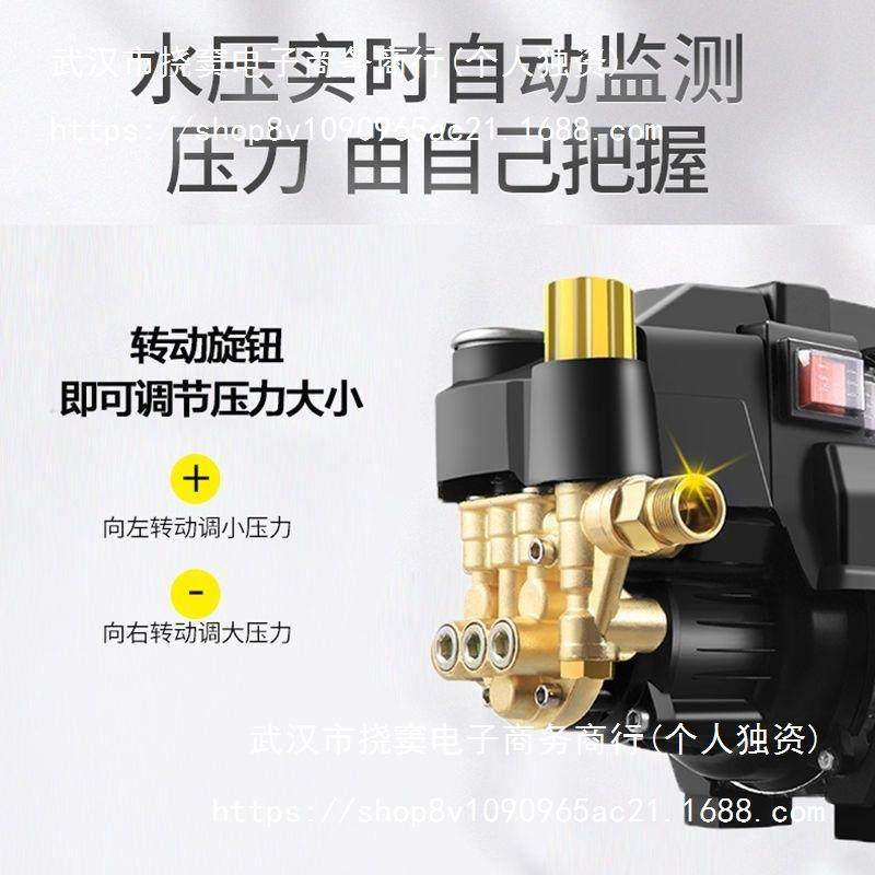 调压洗车机家用高压全套220V小型洗车泵刷车泵洗车清洗机