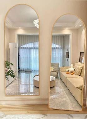 镜女IGR子全身穿衣镜家用墙生卧室网红落地镜风挂壁立体试衣挂镜