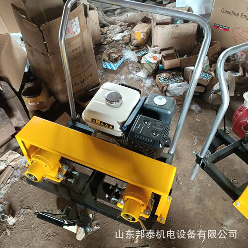 铁路用软轴捣固机 尼龙轮行走式高频冲击镐 ND-4.2*2两轴捣实机