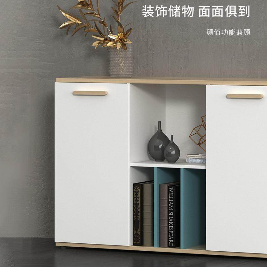 墙办公室文件矮柜收纳储柜木质小柜物子A4桌边柜文件柜靠简财务资,商业/办公家具,办公储物柜,淘宝优惠券,粉丝福利购,淘宝优惠卷