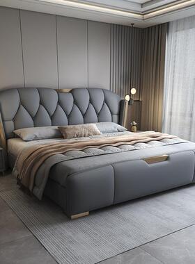 床双主卧高大气1米LHP8双人床端205新款人大2床现代轻奢软包储物