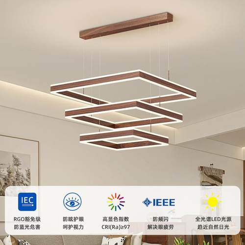 极中417简客厅吊灯2024新款现代简具约新式大主灯中山灯组气合套