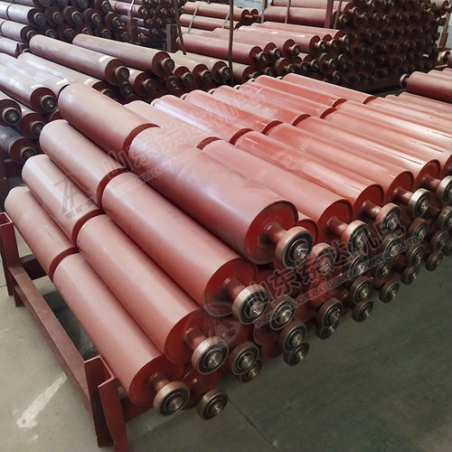 矿用重型槽型缓冲托辊159*915mm