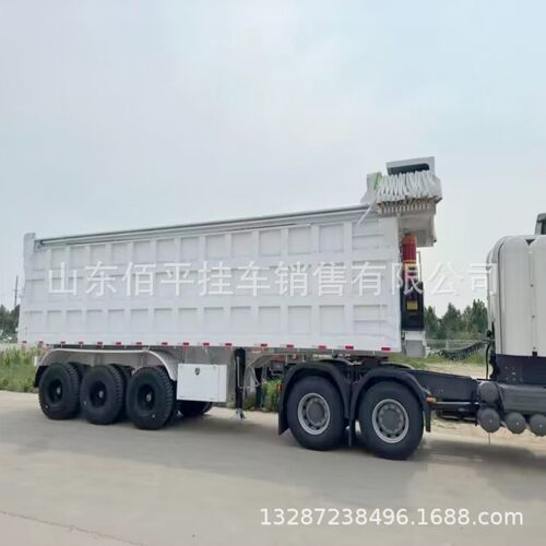 标车后翻半挂车 自动篷布后翻 栏板后翻自卸车 半挂车