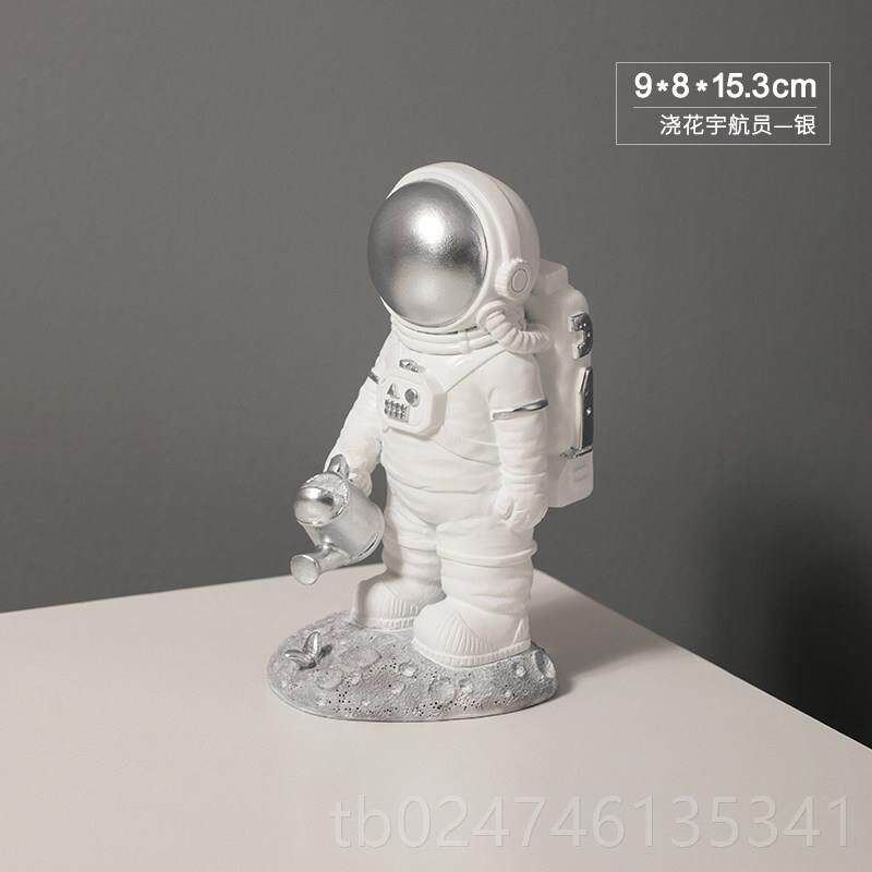 正品北欧创意太空客人宇航员摆件代家居厅书房室办公桌现面收纳装