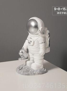 正品北欧创意太空客人宇航员摆件代家居厅书房室办公桌现面收纳装
