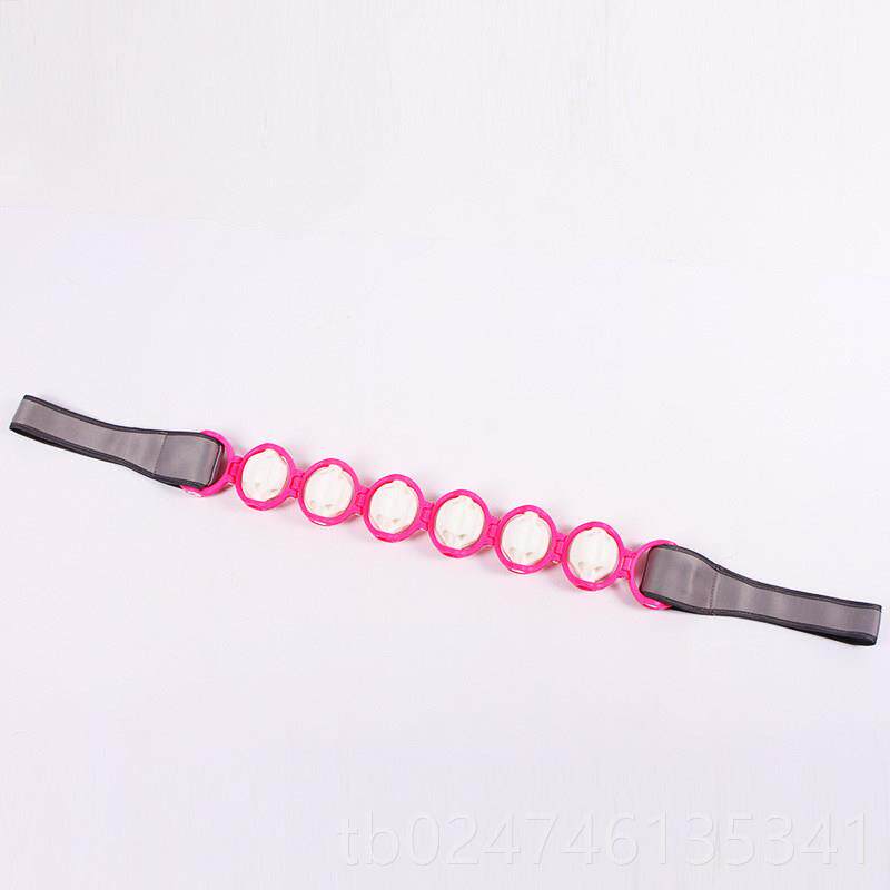 正品器拉背条按摩器多功能疏通经络包背颈椎腰部滚轮手动拉去富贵