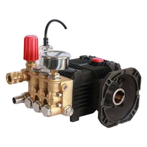 黑鲨超高压清洗机泵头洗车机泵头总成加湿泵机头陶瓷柱塞泵全铜