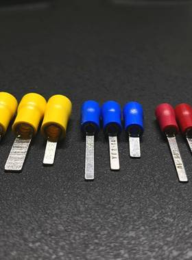 DBV预绝缘片型端子BladeTerminal红蓝黄环保插片插针线鼻子