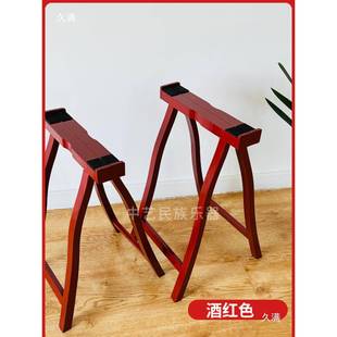 古筝支架实木通用手提A型脚架子加粗便携折叠立式筝架琴架腿