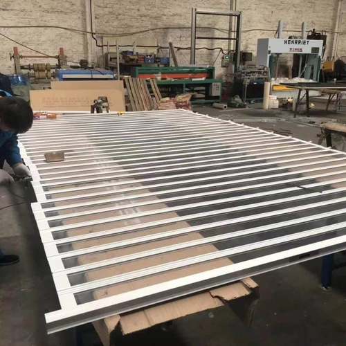 商场铝合金水晶折叠门隔断门弧形透明推拉门帘汽车衣服店商铺拉门