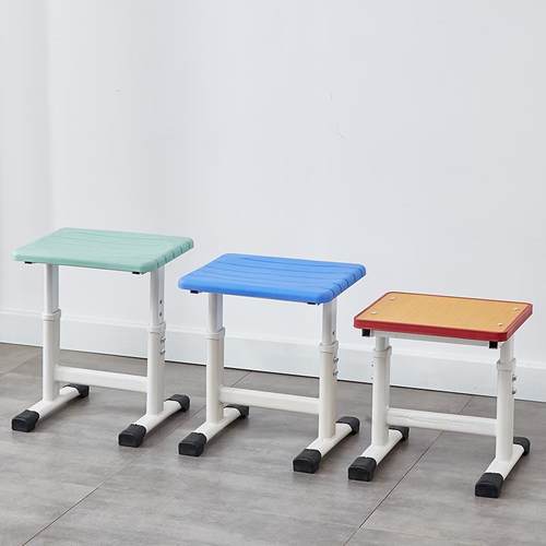 3Y儿童学习凳学生矮凳教室用写字可升降调节书桌椅子塑料小方凳家