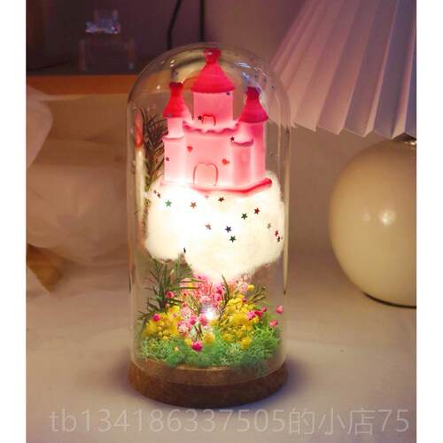 正品小王子小夜灯DIY圣诞手工礼物少女心蜜生日花母亲闺520永生节