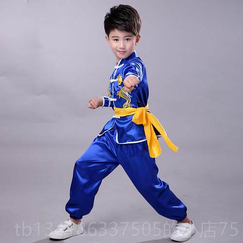 正品儿武术演出蹈服演服男女童长短袖练表功服太极服幼儿童武术舞