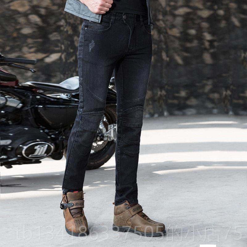 正品uglyb车r弟os丑兄摩托骑行裤防摔牛仔四季修身赛车服机车裤裤