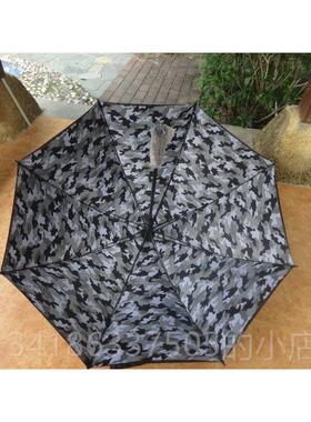 正品2023款长2#双下层防大雨防晒防雷柄抗10级重台风伞直133.5CM8