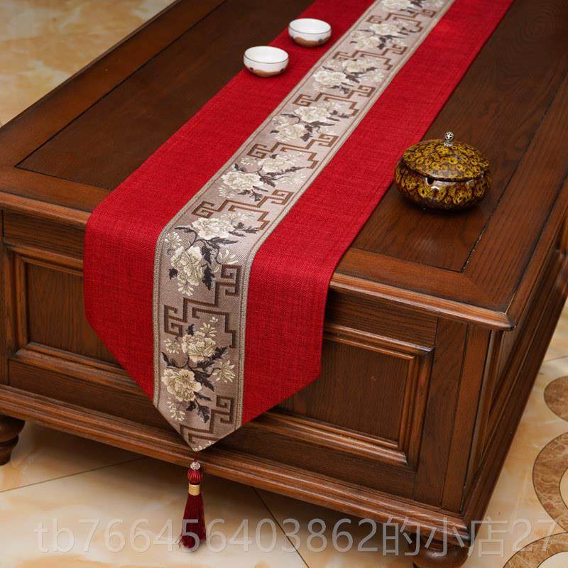 新款做新中桌旗桌 茶定席禅意中国风棉麻电视柜茶式几布艺现代简,居家布艺,桌旗,淘宝优惠券,粉丝福利购,淘宝优惠卷