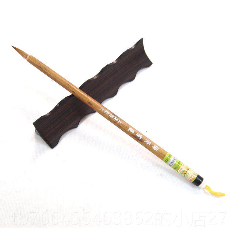 新款海周虎臣毛笔 景书小楷狼梅毫笔 中国画山水松竹专用屋画上笔