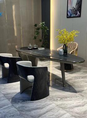 意大利公轻奢桌客会厅创意QNS茶台全智能感应烧水办茶室家用客茶